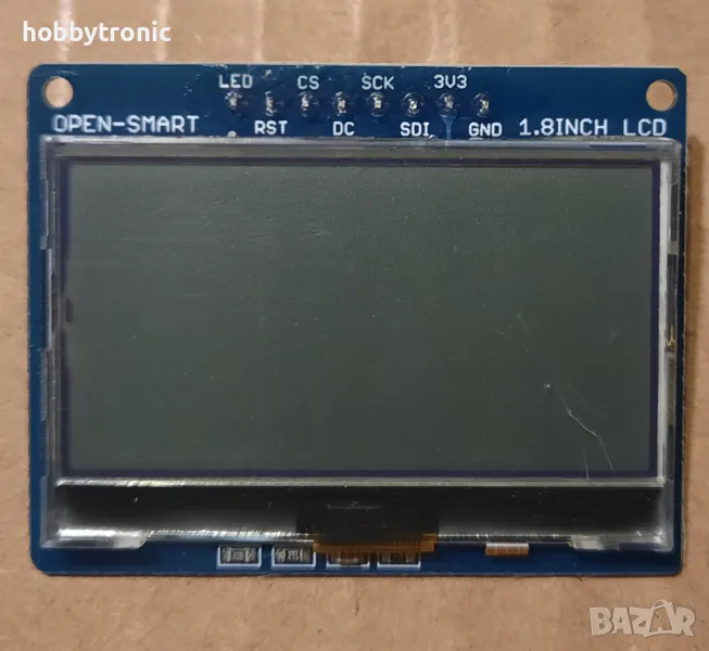 1.8" LCD 3.3V SPI ST7567 128x64, снимка 1