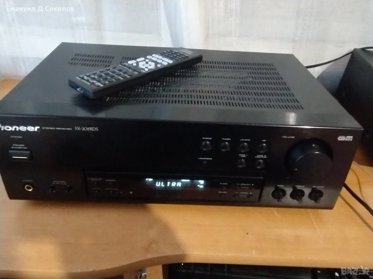 pioneer стерео ресивър SX205 rds, снимка 1