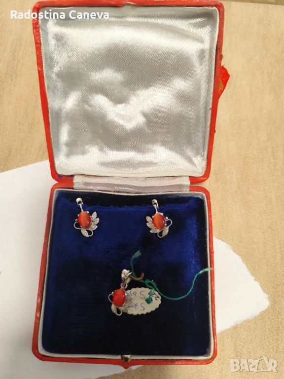 Дамски сребърен комплект, снимка 1