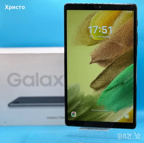 Таблет Samsung Galaxy Tab A7 Lite, Octa-Core, 8.7", 3GB RAM, 32GB, Wi-Fi, Gray (пукнато стъкло), снимка 1