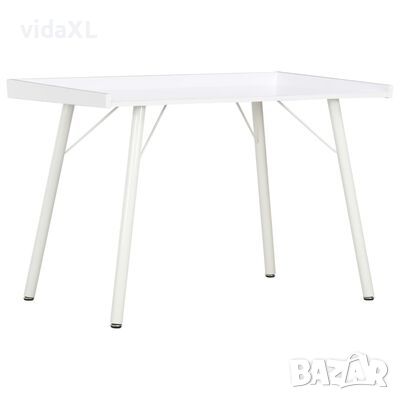 vidaXL Бюро, бяло, 90x50x79 см(SKU:20269, снимка 1