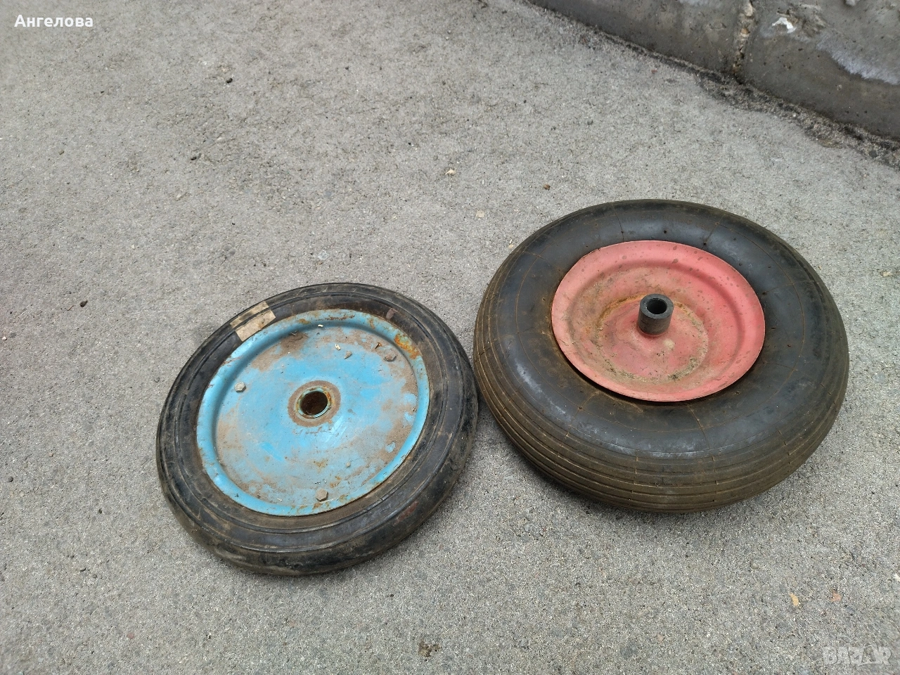 Колела за строителна количка, снимка 1