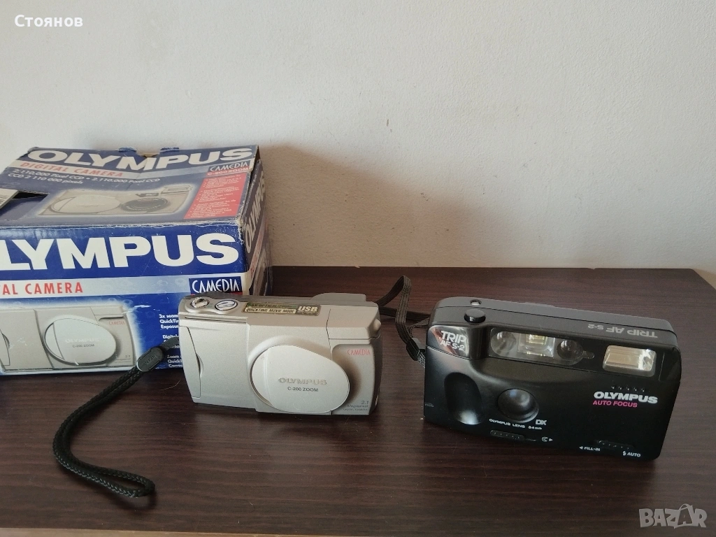 Фотоапарати OLYMPUS OM 707,Stylus Epic Zoom 80,TRIP MD,TRIP AF-S2, CAMEDIA C-200 ZOOM, снимка 1