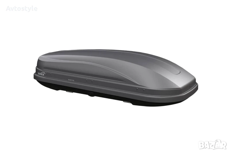 Автобокс/Багажник Hakr модел Magic 370L сив мат, 175x85x41cm, снимка 1