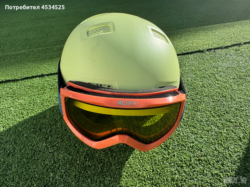 🎿 Комплект за ски/сноуборд – очила Roxy Day Dream + каска Decathlon H-FS 300, снимка 1