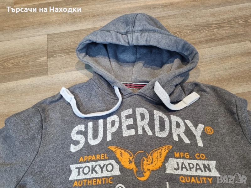$95 Мъжки суичър SUPERDRY XL Hoodie Gym Running Football Top Jacket Men's , снимка 1