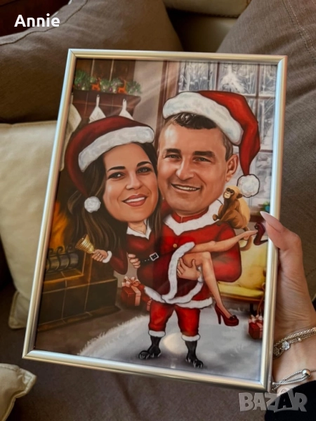 Дигитални коледни карикатури и портрети!, снимка 1