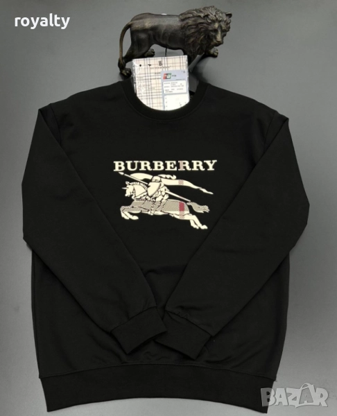 Burberry Мъжка Черна Блуза , снимка 1