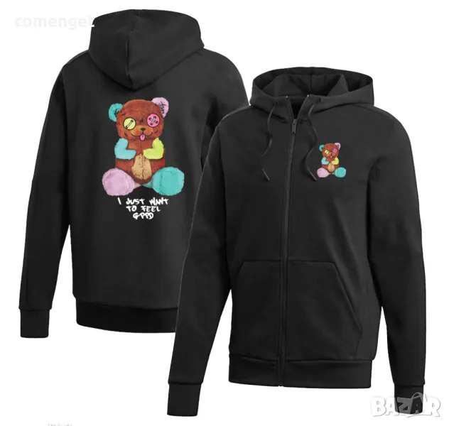 НОВО 2024! Горнище с цип / zip hoodie BARROW BEAR мече! Или поръчай с ТВОЯ идея!, снимка 1