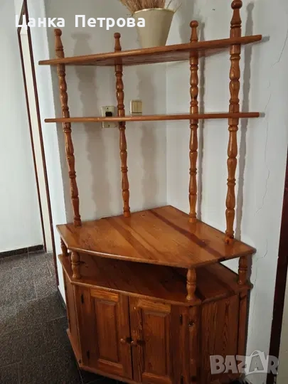 Етажерка за книги,мъзикална уредба и телвевизор., снимка 1