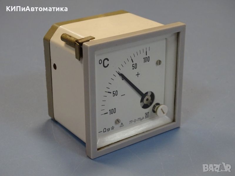 термометър индикаторен DDR VEB RFT -100°C/+100°C TGL19472, снимка 1