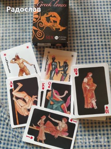 еротични карти за игра Greek Lovers , снимка 2 - Карти за игра - 54051896