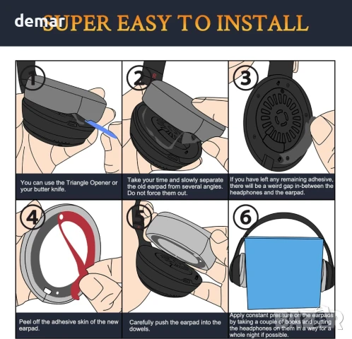 SOULWIT Резервни наушници от агнешка кожа за слушалки Beats Studio Pro, черни, снимка 5 - Bluetooth слушалки - 51193932