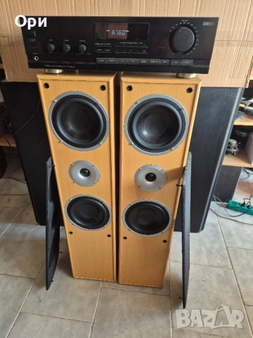 Немски тонколони Clatronic LB 562 + Ресивър Sherwood RX-2010