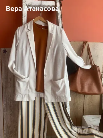 🍒🍒🍒 Divided🍒 ежедневен блейзър в телесен цвят👠, снимка 2 - Сака - 49480996