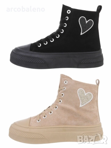 Дамски високи кецове, 2цвята 