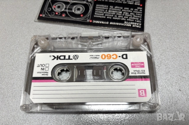 Аудио Касета TDK D-C60 "True Mechanism" от 1979 год., произведена в Япония. , снимка 3 - Аудио касети - 53734193