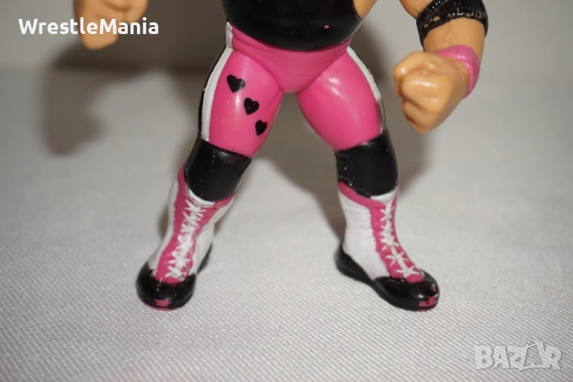 Рядка Оригинална Колекционерска Фигура На Bret Hart от 1991г Titan Sports INC FOR HASBRO INC, снимка 5 - Колекции - 51854895