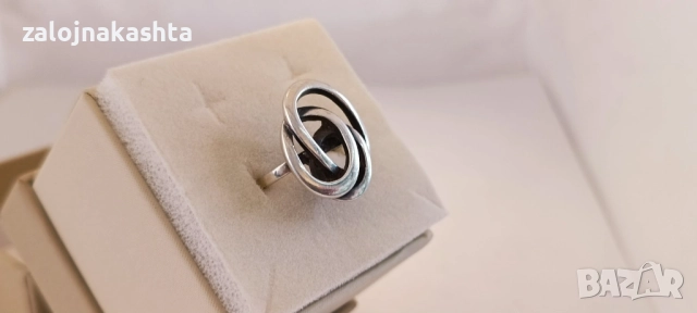 Сребърен пръстен-4,33гр/925, снимка 4 - Пръстени - 52934654