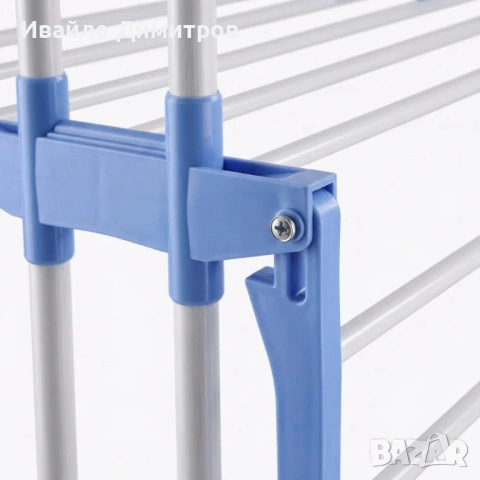 Голям Сушилник за дрехи на колелца, снимка 3 - Други стоки за дома - 54215396