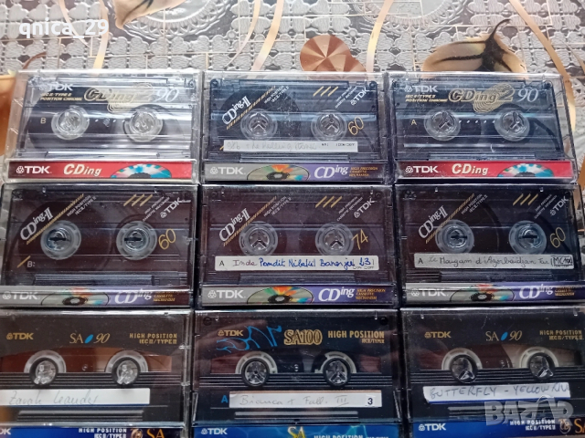 TDK лот 10 броя хромни аудио касети, снимка 2 - Декове - 53503710