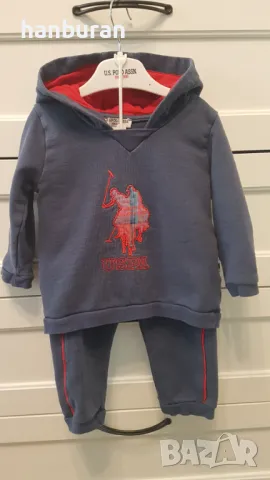 Бебешки комплект U.S.POLO, снимка 6 - Комплекти за бебе - 49882971
