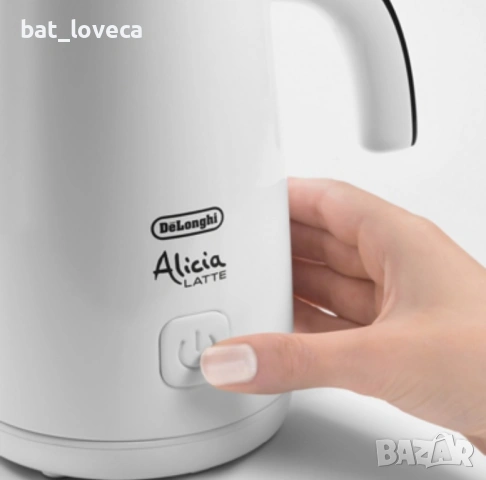 Електрическата разпенител за мляко DeLonghi Alicia Latte БЯЛ, снимка 2 - Кафемашини - 53670533