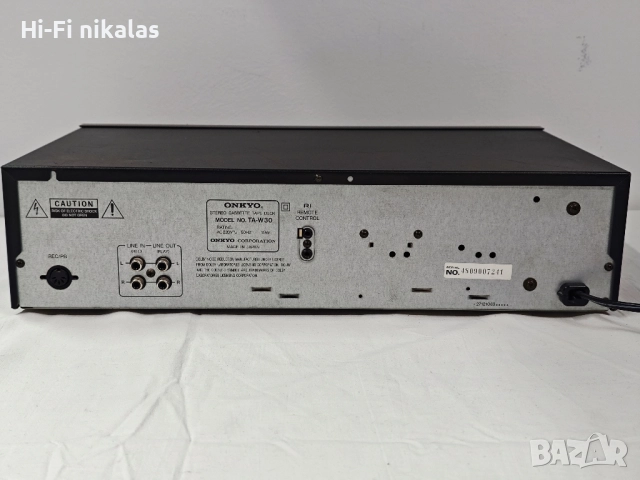 стерео двоен дву касетъчен дек ONKYO R1 TA-W30, снимка 10 - Декове - 51613675