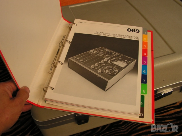 Смесителен пулт, Винтидж MIXER  Studer 069 6/2 в уникален комплект, снимка 17 - Ресийвъри, усилватели, смесителни пултове - 51848782