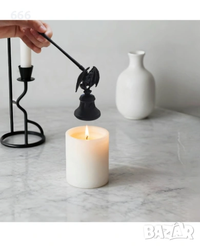 Готически гасител за свещи - мистичен декор за дома и аксесоар за олтар, снимка 2 - Други стоки за дома - 53879065