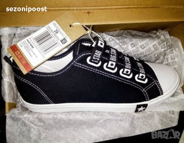 👟👟👟Дамски чисто нови кецове "BIG STAR" с етикета и кутията 👟👟👟