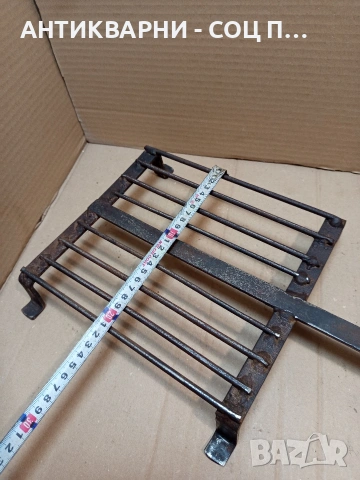 Соц Стара Ръчно Изработена Скара За Печене На Месо. НОМЕР 1707., снимка 11 - Антикварни и старинни предмети - 53818488