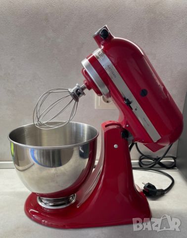 Планетарен Миксер KitchenAid Artisan 5KSM125EER 4.8л Empire Red, снимка 3 - Миксери - 46533706