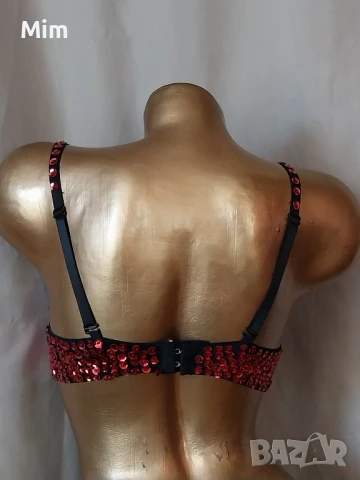 М Сутиен с мъниста и пайети , снимка 3 - Бельо - 50805425