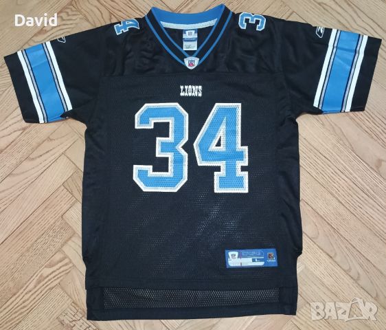 Detroit Lions NFL Kevin Jones 34 оригинална фланелка Reebok, снимка 1 - Други спортове - 46009522