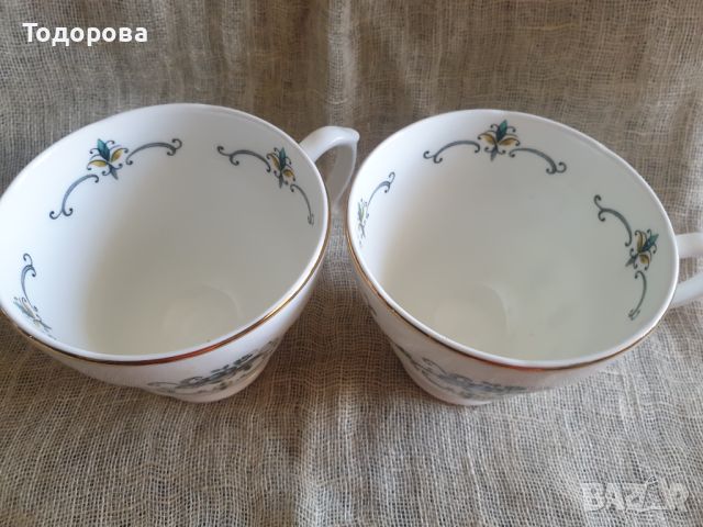 Порцеланови чаши за чай,кафе- Mayfair fine bone china staffordshire england, снимка 2 - Чаши - 45147711