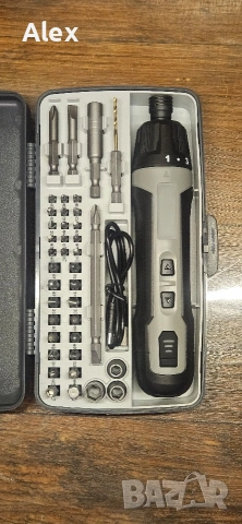 41 в 1 електрическа отвертка – комплект с накрайници|Чисто нова, снимка 2 - Отвертки - 53904933