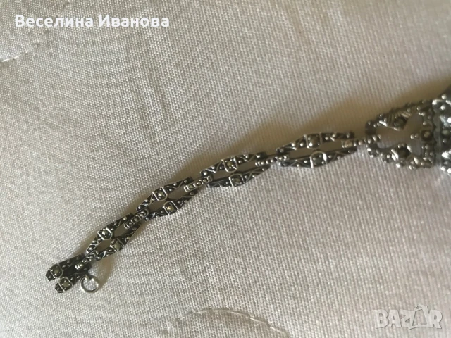 Сребърна поръчкова гривна ръчна изработка, снимка 6 - Гривни - 51307306