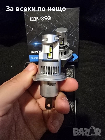 LED крушки H 4 за къси и дълги светлини, снимка 2 - Аксесоари и консумативи - 52874268