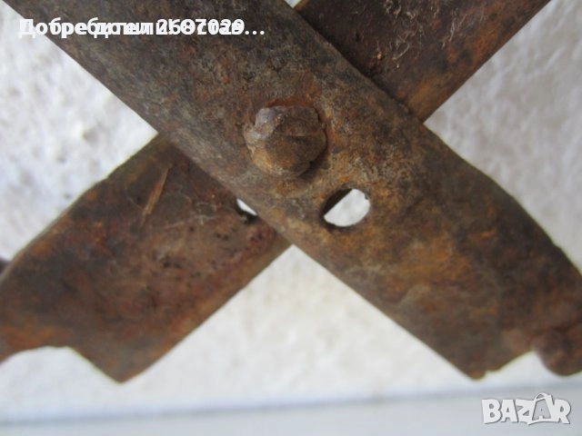 Стари ножици, ковано желязо - голяма кована ножица - 3 бр. различни, снимка 9 - Антикварни и старинни предмети - 28975048