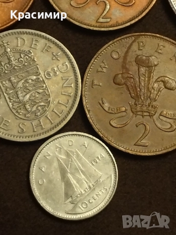 Монети Елизабет , снимка 12 - Нумизматика и бонистика - 51883944