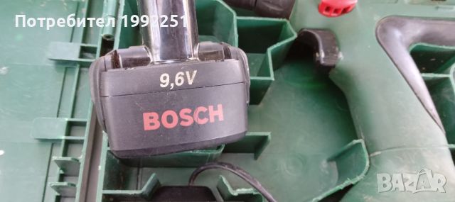 Акумулаторен винтовер НОМЕР 52. Bosch PSR9.6VE-2. Max Ф10мм. 9.6V. 1.25Ah. Внос от Германия. Работещ, снимка 8 - Винтоверти - 46600161