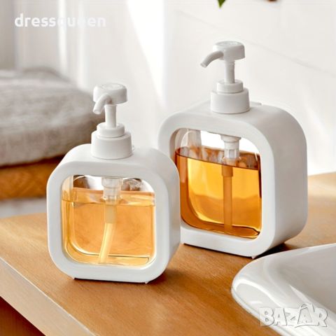 4278 Прозрачен диспенсър за течен сапун, снимка 2 - Други стоки за дома - 46172103