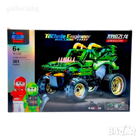 Конструктор Бъги 361 Части – Сглобяем Модел Offroad Колa