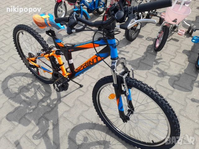 SPRINT Велосипед 24" ELEMENT черен, снимка 7 - Велосипеди - 53839409