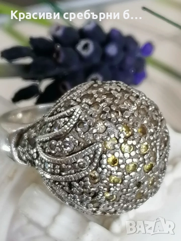 Впечатляващ, масивен сребърен пръстен, снимка 7 - Пръстени - 54061221