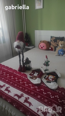 Коледен фенер,чорапчета,мишле и гном