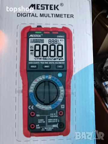 Чисто нов MESTEK DM96A мултицет с NCV функция, TRMS 6000 броя волтметър цифров тестер с автома..., снимка 11 - Гедорета - 51598434