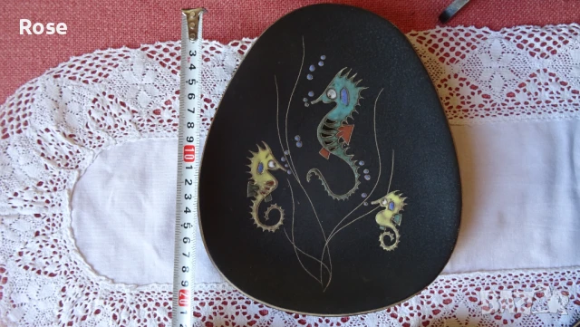 Чинии за стена художествена керамика Ruscha handarbeid , снимка 6 - Декорация за дома - 51138396