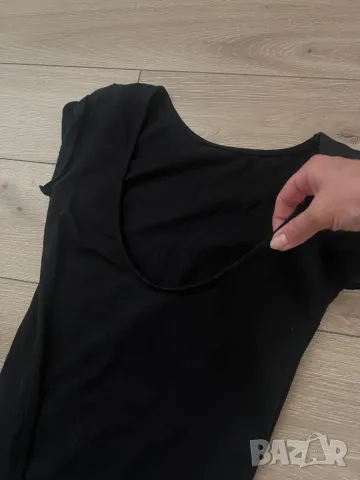 Дълга черна рокля, снимка 2 - Рокли - 49870591